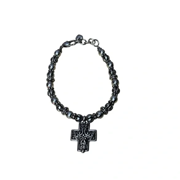 Brighton Silver Cross Bracelet - Picture 4 of 5
